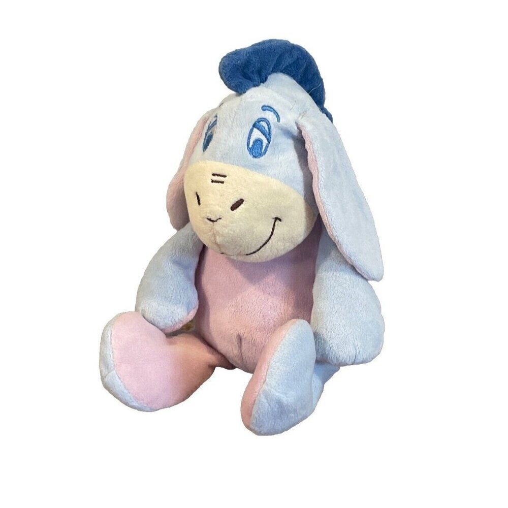 Disney Baby Eeyore Plush Rattle Toy Crinkle Ear Stuffed Animal Winnie the Pooh